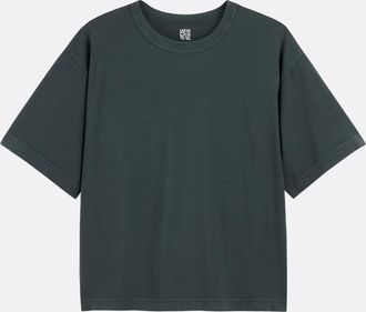 La Redoute Collections T-shirt loose, ronde hals, korte mouwen