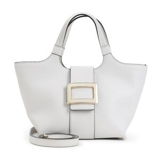 Roger Vivier Handbags, female, Gray, Size: ONE SIZE Shopping Mini Bag