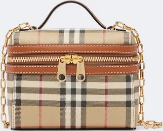 Burberry Burberry Check mini vanity bag