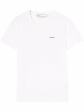 Off-white T-shirt Floral Arrows - Bianco