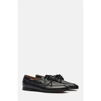 Scarosso Ginevra Loafers in Black - Calf at Nordstrom, Size 37.5