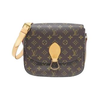 Louis Vuitton Pre-owned Cross Body Bags, female, Brown, Size: ONE SIZE Pre-owned Monogram Saint Cloud Shoulder Bag