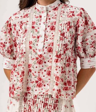 Sundays Havara Lace Top In Rosebud