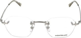 Montblanc Sonnenbrille Montblanc Mb0403 O 002 Silber Silber Transpa /19/145