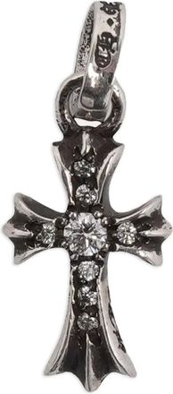 Chrome Hearts sterling silver Babyfat diamond pendant - men - Silver - One Size