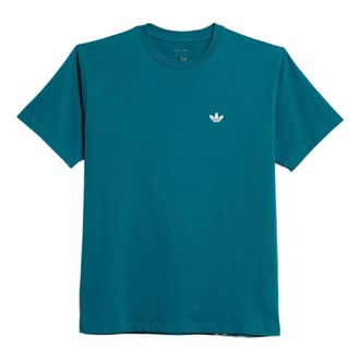 adidas originals Solid Color Logo Sports Short Sleeve Couple Style Green HE2905