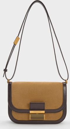 Charles & Keith Charlot Recycled Suede Bag