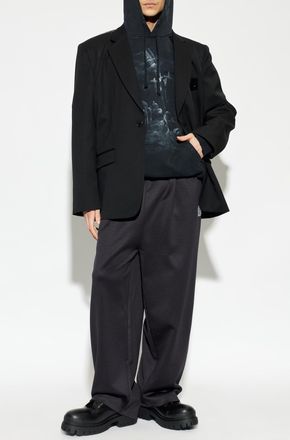 VETEMENTS Sweatshirt With Print, Mens, Black