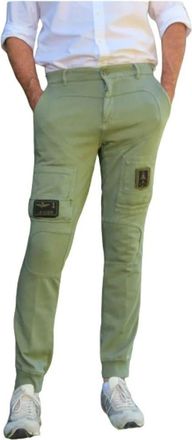 Aeronautica Katoenen Anti-G Joggingbroek - Heren - Slim Fit Broeken - Groen - L - Katoen - Broeken