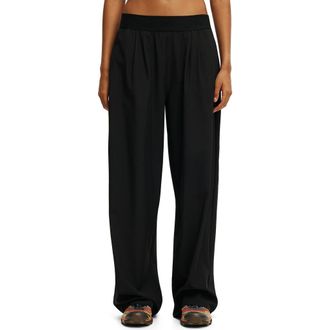 Cotton On Womens Active Studio Woven Elastic Pant in Black at Nordstrom, Size Xx-Small