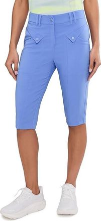 Jamie Sadock Elegante 24.5 Inseam Knee Capri Womens Clothing Purple : 10 24.5, Polyester/Spandex