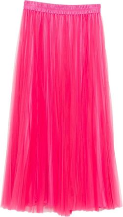 Styland Gonna midi plissettata - Rosa