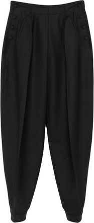 Darkpark Taylor Button-embellished Pleated Trousers