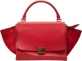 Celine Pre-owned Handbags, female, Red, Size: ONE SIZE Pre-owned The Trapeze Bag