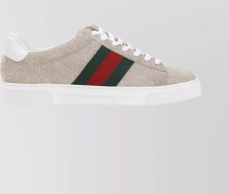 Gucci ace logo leather sneakers