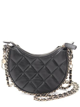 Chanel 2021s small Hobo shoulder bag - women - Lambskin - One Size - Black