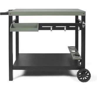 Livoo carrello di servizio color cachi 100,5x63x81cm - GS167V - livoo