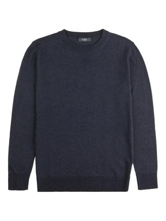 Fay Sweater met ronde hals - Blauw