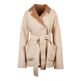 Eleventy Cappotto Monopetto Reversibile - - Coats - Donna - Beige - M