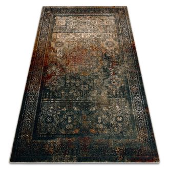 RugsX Rugsx - Alfombra De Lana Omega Mamluk Roset&oacute;n Vintage Verde Oscuro Multicolour 300x400 Cm