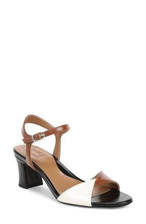 Naturalizer Nyla Sandal in White/Brown Faux Leather at Nordstrom Rack, Size 5.5