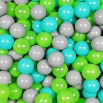 OEM Pelotas De Juguete &Oslash;7cm 500uds Gris, Turquesa, Verde Claro
