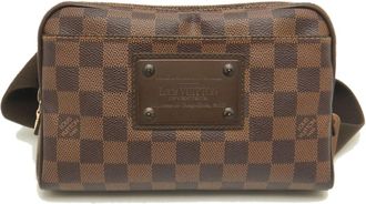 Louis Vuitton Ebene Pvc Sling Bag (Pre-Owned)