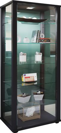 ebuy24 Ebuy24 - Vitrina De Vidrio Vcm De Pie Vitrina De Vidrio Con Vidrio De Seguridad Esg Dimensiones Aprox. Al. 115 X An. 50 X P. 38 Cm Cristal De Pantalla