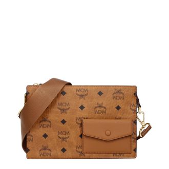 MCM Mcm Frauens Beutelstoff Braun/Cognac
