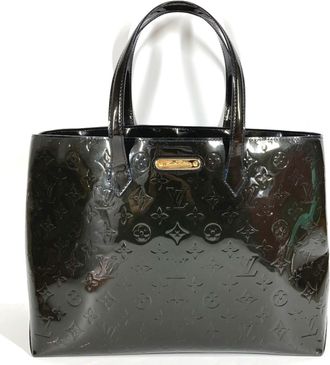 Louis Vuitton Blue Infini Navy Monogram Vernis Shoulder Bag Tote Bag (Pre-Owned)