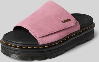 Dr. Martens Sandalette aus Leder mit Klettverschluss Modell ZebZag Slide in Rosa, Gr&ouml;&szlig;e 37