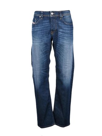 Diesel Blue Cotton-Blend Markee Straight-Leg Jeans