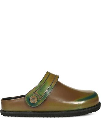 Vivienne Westwood leather strap mules - Brown