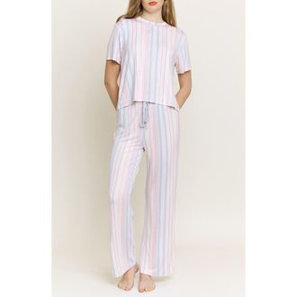 Honeydew Intimates All American Pajamas in Dew Multi Stripe at Nordstrom, Size X-Small