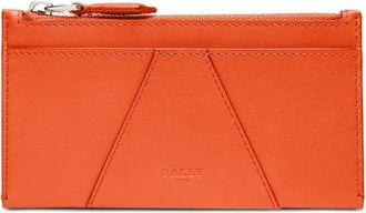 Bally Adley leren pasjeshouder met ritssluiting - Oranje