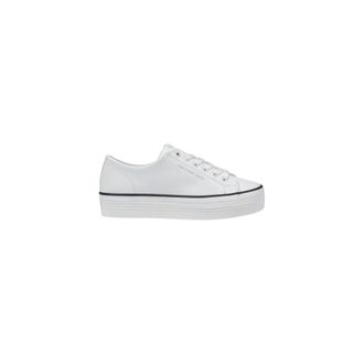 Calvin Klein Jeans Sneakers, female, White, Size: 10 US Bold Vulc Flatf Low