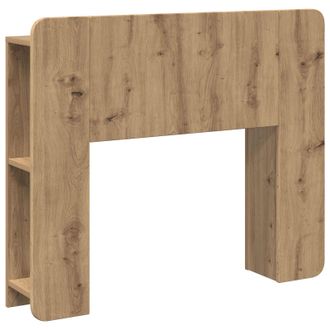 vidaXL Cabecero Con Armario Roble Artesanal 119,5 X 18,5 X 80 Cm Vidaxl