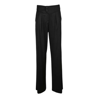 Mar De Margaritas Pantalone - Trousers - Mujer - Negro - S