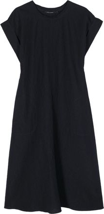 Sofie D'Hoore Ducie crinkled T-shirt dress - women - Cotton/Linen/Flax - 40 - Blue