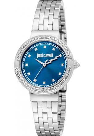 Just Cavalli Womens JC1L311M0015 Ladies Brave Snake Watch - Silver - One Size