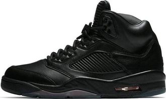 Nike Jordan Air Jordan 5 Retro Premium Triple Black 881432-010