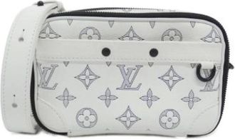 Louis Vuitton Borsa Monogram Shadow Pre-owned - - Pre-owned - Uomo - Bianco - ONE SIZE