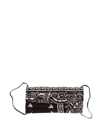 Arizona Love Bandana paisley-print face mask - women - Cotton - One Size - Black