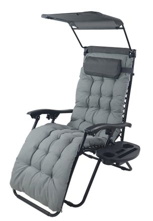 VCM Tumbona Plegable Dimensiones Silla Reclinable Aprox. L. 160 X An. 64 X Al. 107 Cm Dimensiones Posici&oacute;n Del Asiento Aprox. L. 115 X An. 60 X Al. 84 Cm 