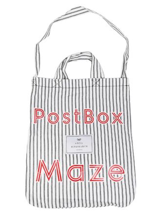 Anya Hindmarch PostBox Maze Striped Tote