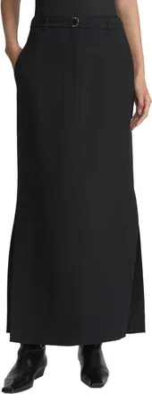 Lafayette 148 New York Wool & Silk-Blend Maxi Skirt