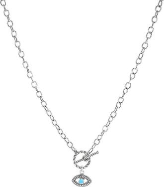 Samuel B. Sleeping Beauty Turquoise Evil Eye Pendant Necklace at Nordstrom Rack