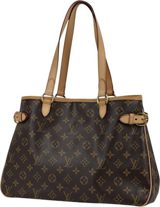 Louis Vuitton Brown Monogram Shoulder Bag Tote Bag (Pre-Owned)