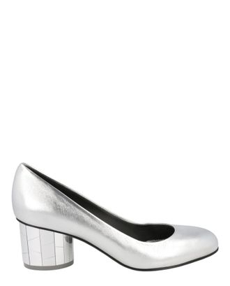 Ferragamo Farrah Metallic Leather Pumps