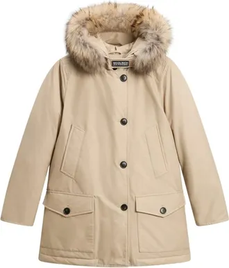 Woolrich Parka &Aacute;rtica con Piel Desmontable - Coats - Mujer - Beige - S